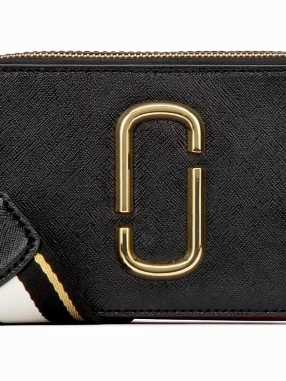 Marc Jacobs The Snapshot Camera Bag Crossbody Black & Red